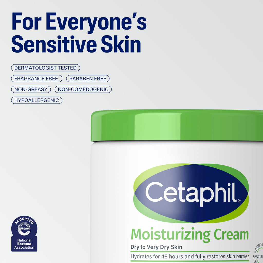Cetaphil Hydrate: Sensitive Skin Moisturizer 20oz -  by Handbags Specialist Headquarter | Available at Handbags Specialist Headquarter