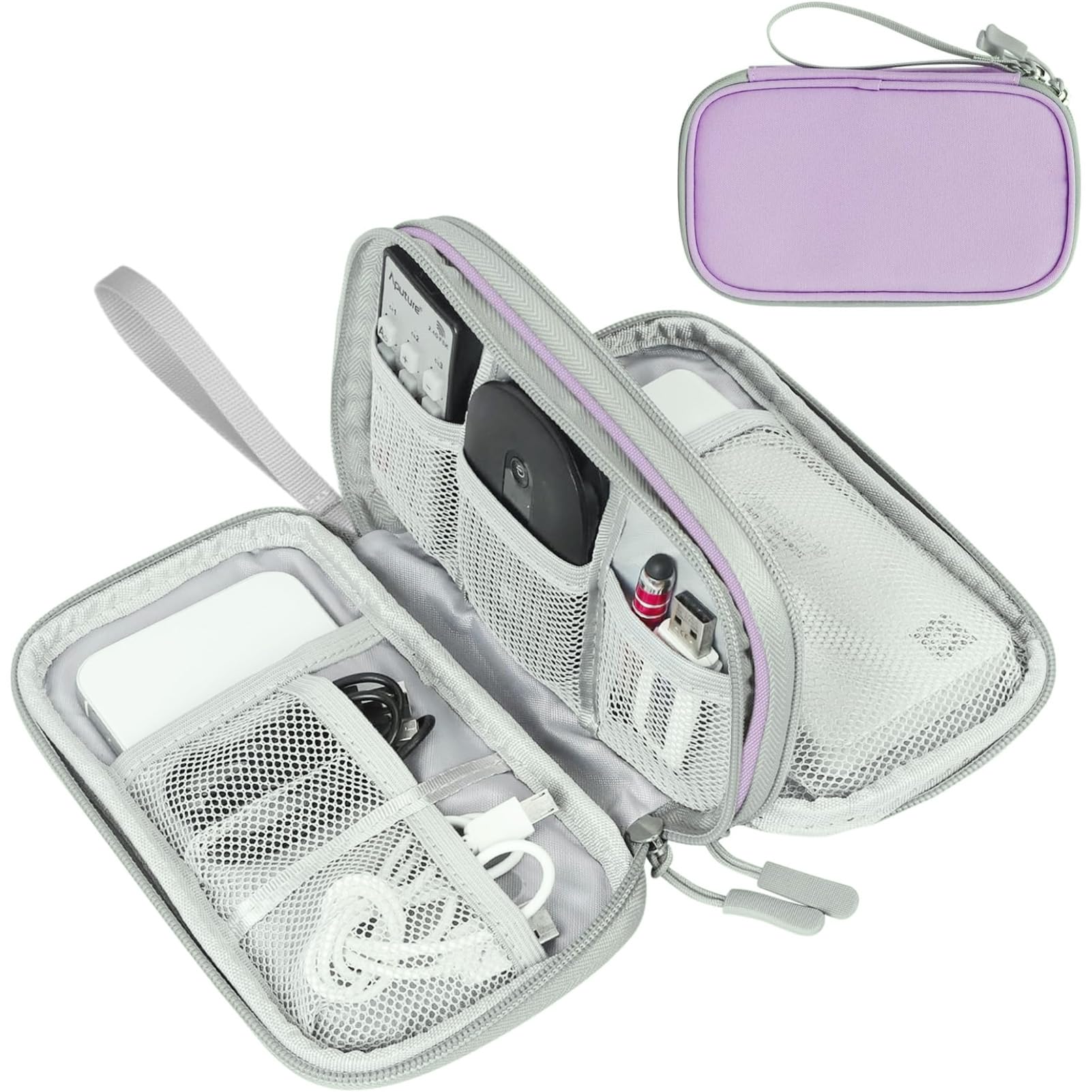 FYY All-in-One Travel Cable Organizer Pouch -  by Handbags Specialist Headquarter | Available at Handbags Specialist Headquarter