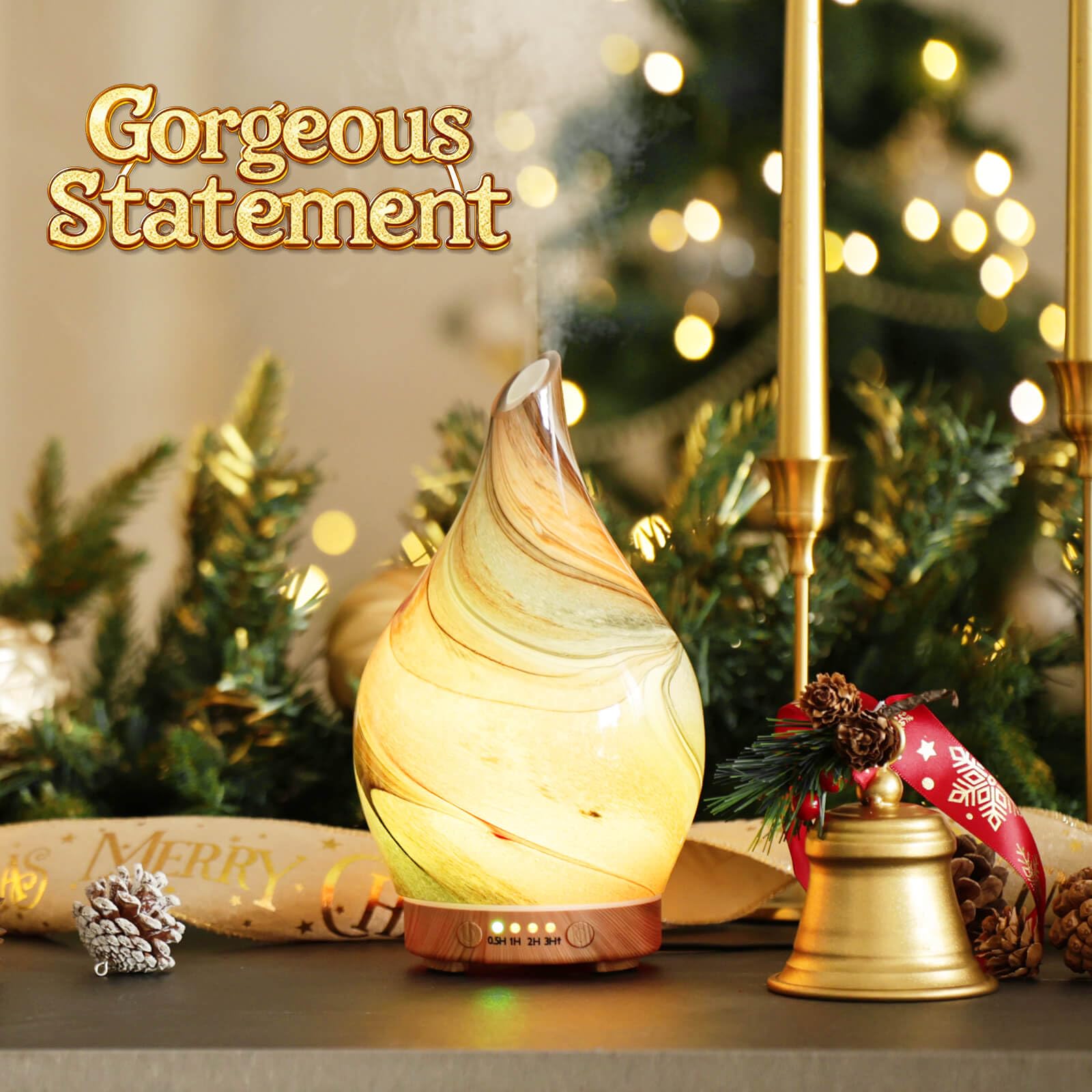 AromaSphere 3D Glass Ultrasonic Diffuser