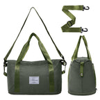 Pink Expandable Travel Duffel with Wet Pocket -  by Handbags Specialist Headquarter | Available at Handbags Specialist Headquarter