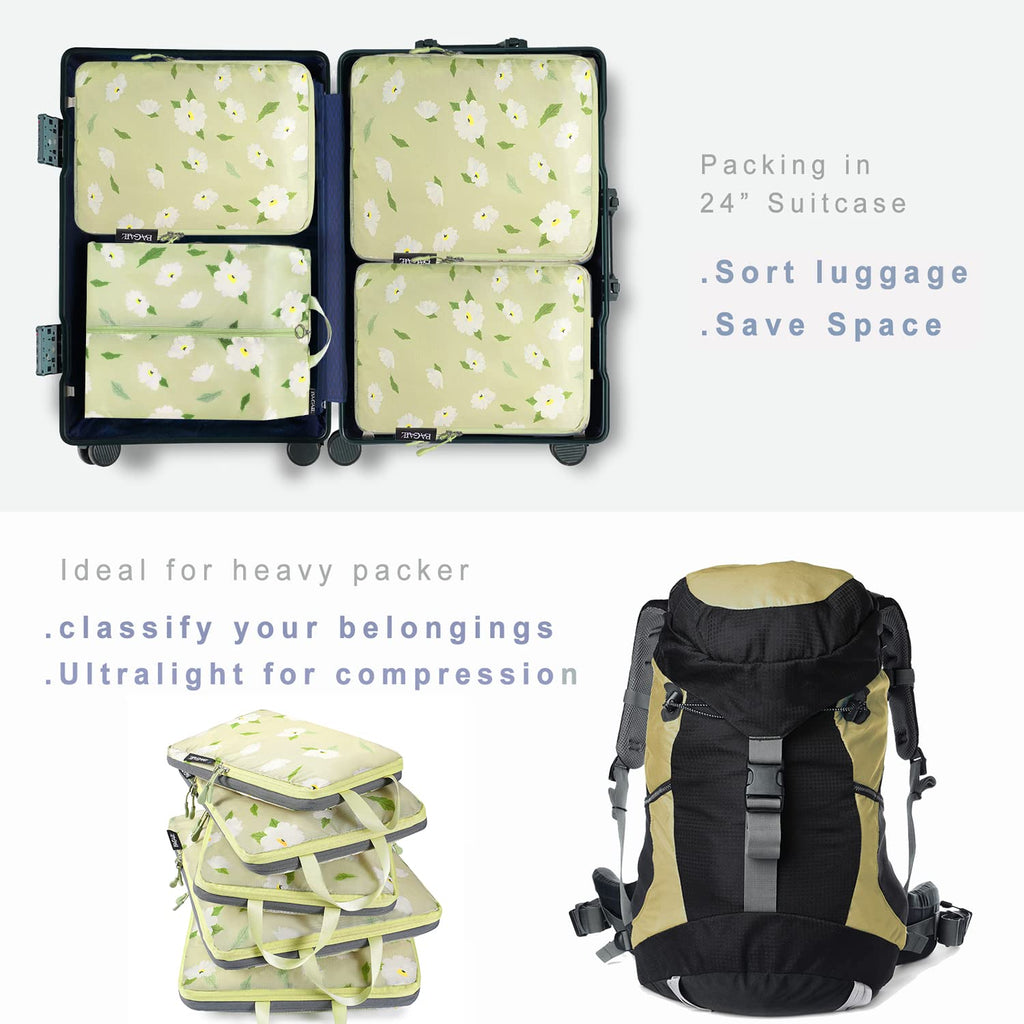 BAGAIL Travel Compression Cubes Set for Packing Ease -  by Handbags Specialist Headquarter | Available at Handbags Specialist Headquarter