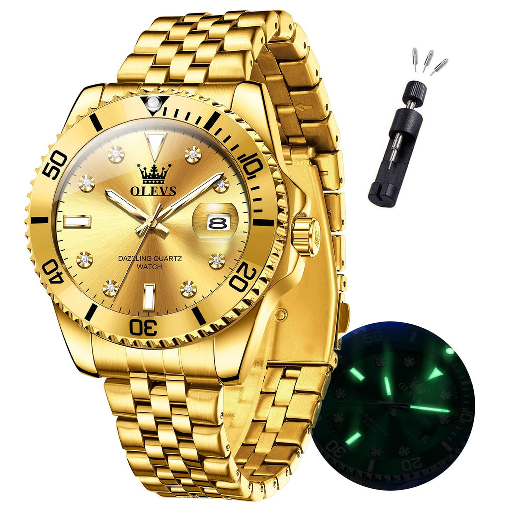 SteelGlow: OLEVS Quartz Men's Luminous Watch