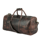Leather Travel Duffle Bag Cabin Friendly Carry-On