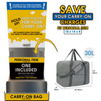 Narwey Air Duffle 22x14x9 - Luggage Travel Bags by Handbags Specialist Headquarter | Available at Handbags Specialist Headquarter