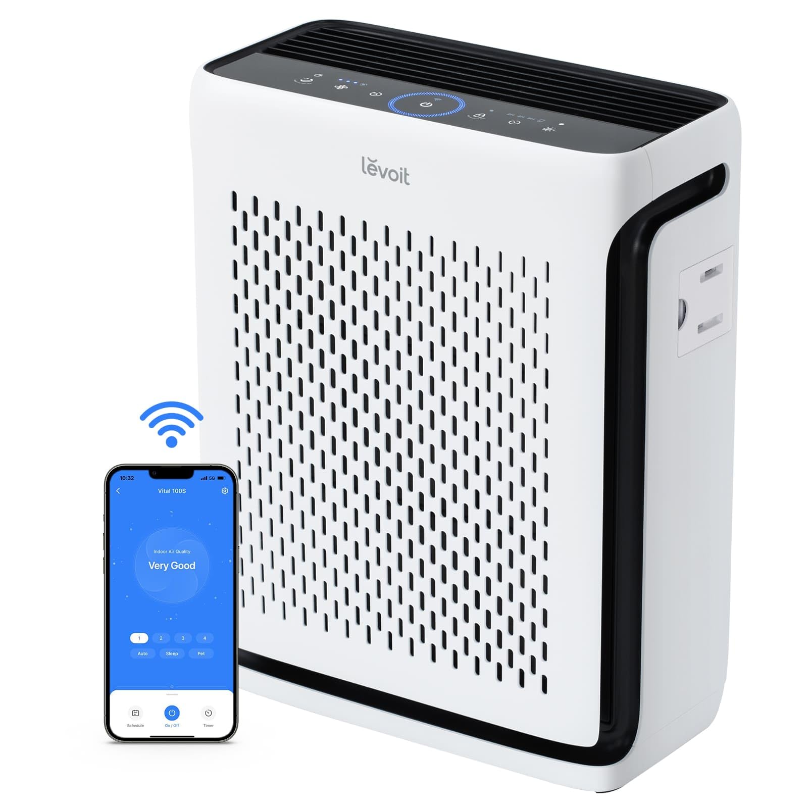 LEVOIT Vital 100S-P Smart Air Purifier 1074Ft² - Decor by Handbags Specialist Headquarter | Available at Handbags Specialist Headquarter