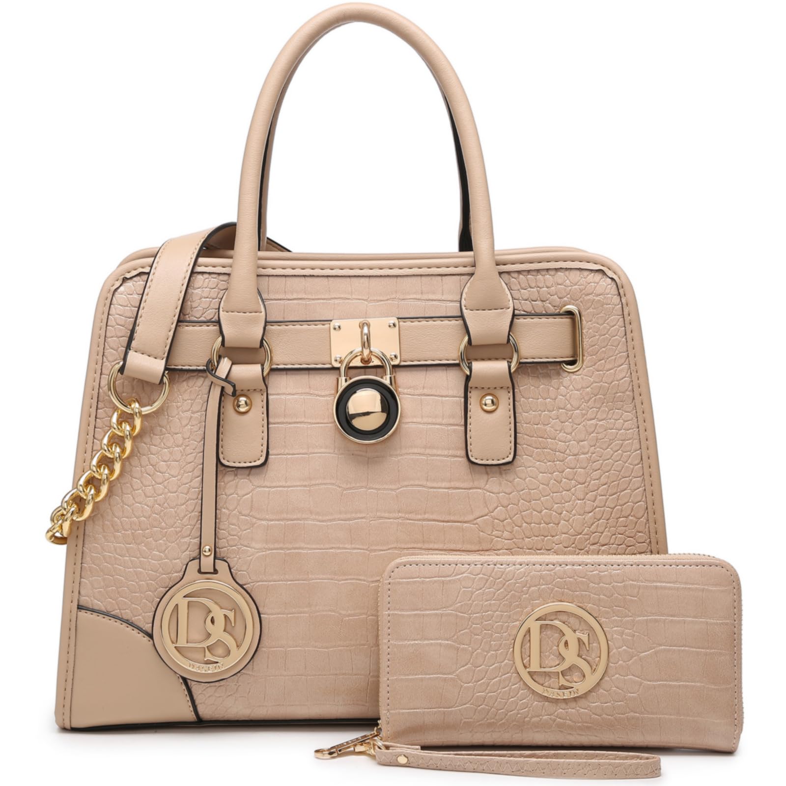 Dasein Women’s 2pcs Satchel & Shoulder Bag Set