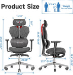 ErgoMax Gaming Chair: Tall & Recline Comfort - Gaming Accessories by Handbags Specialist Headquarter | Available at Handbags Specialist Headquarter