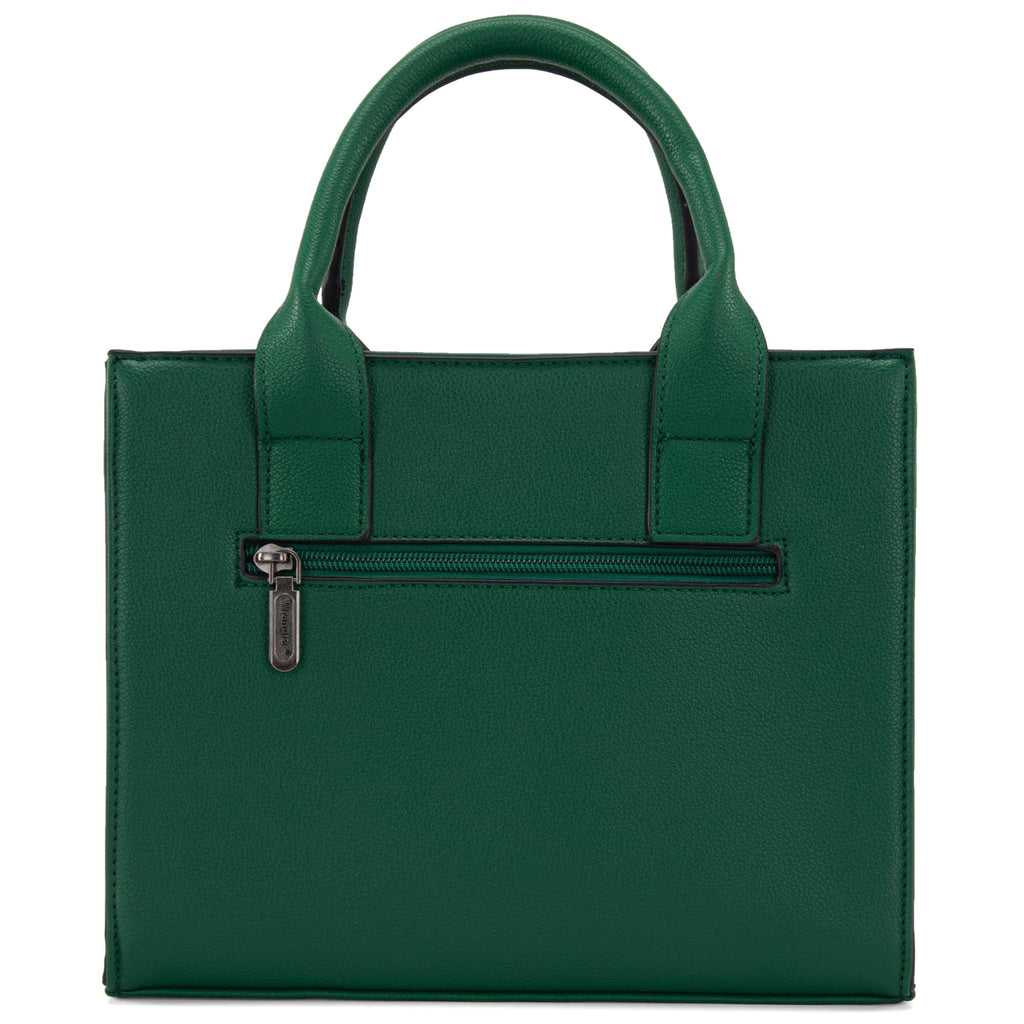 Western Chic Wrangler Tote: Vegan Leather, Versatile Strap