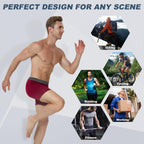 Bamboo Rayon Boxer Briefs 7 Pack for Men