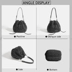 Hollow Bucket Tote Bag -  by Handbags Specialist Headquarter | Available at Handbags Specialist Headquarter