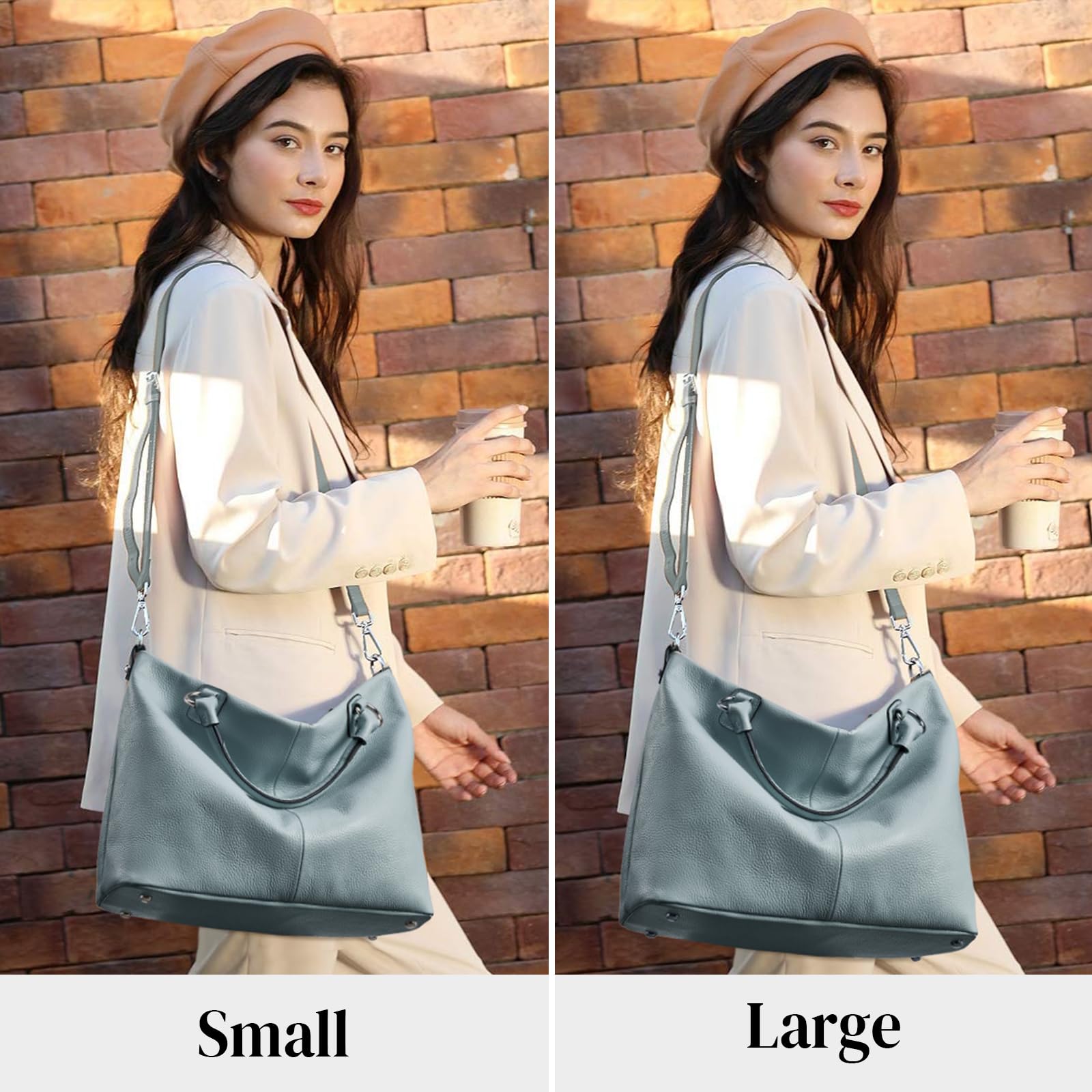 Kattee Women's Leather Tote Bag