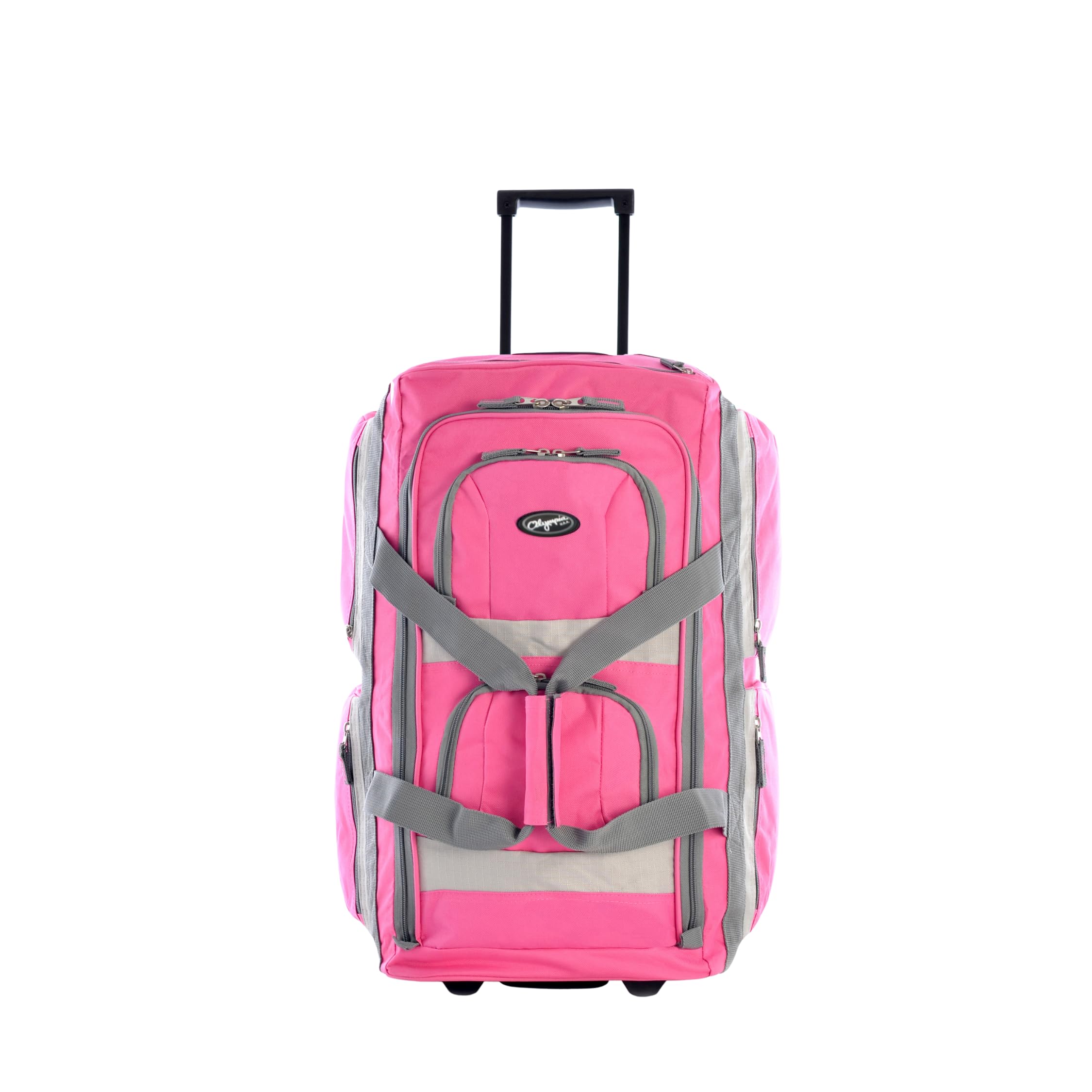 Olympia 22 Max Wheeled Duffel: 8-Pocket Water-Resist -  by Handbags Specialist Headquarter | Available at Handbags Specialist Headquarter