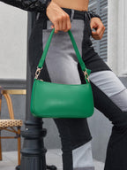 Retro Vegan Leather Shoulder Bag -  by Handbags Specialist Headquarter | Available at Handbags Specialist Headquarter