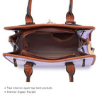 Dasein Women’s 2pcs Satchel & Shoulder Bag Set