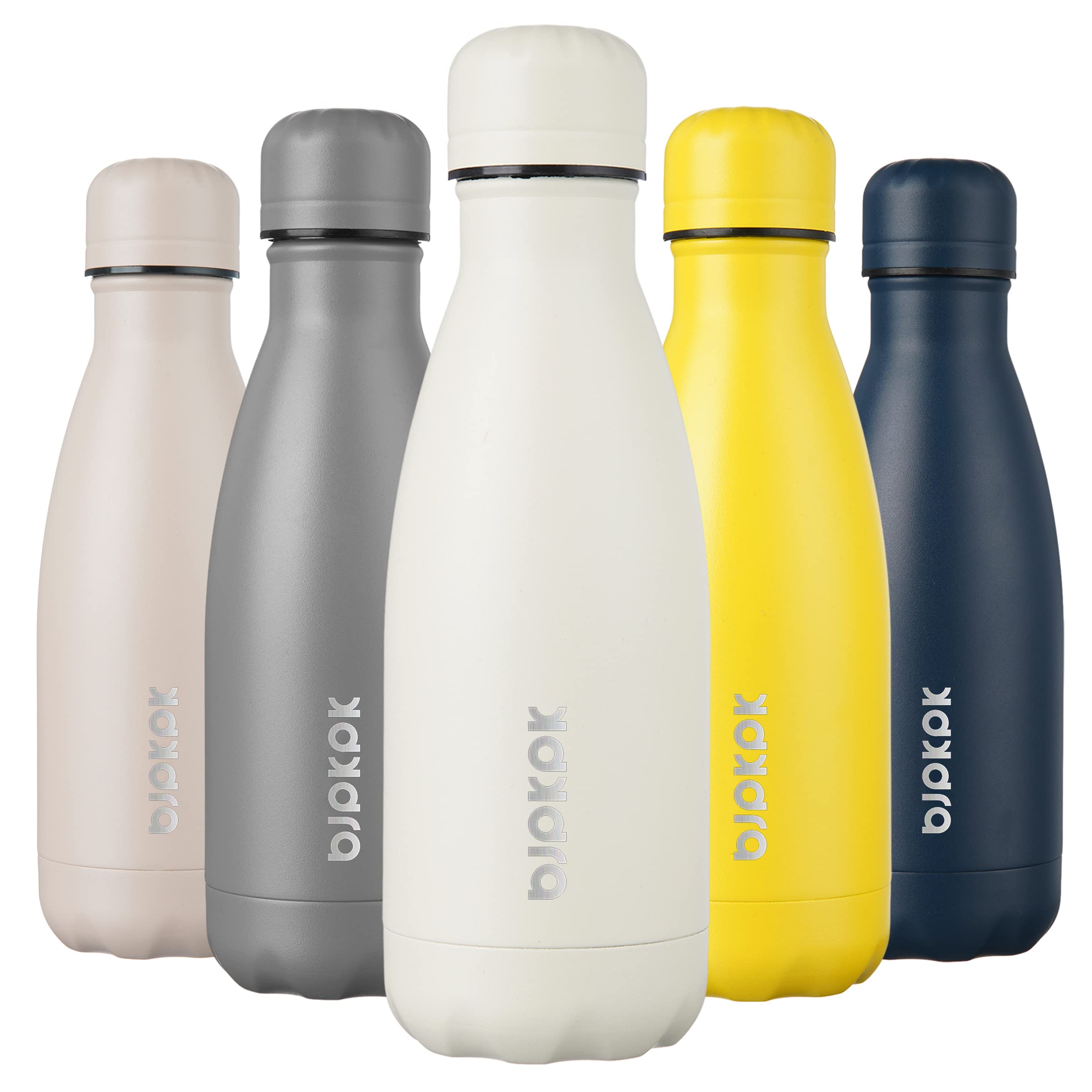 BJPKPK 17oz Insulated Stainless Steel Water Bottles,Sports Water Bottles Keep Cold for 24 Hours and Hot for 12 Hours,BPA Free for Travel,Pink