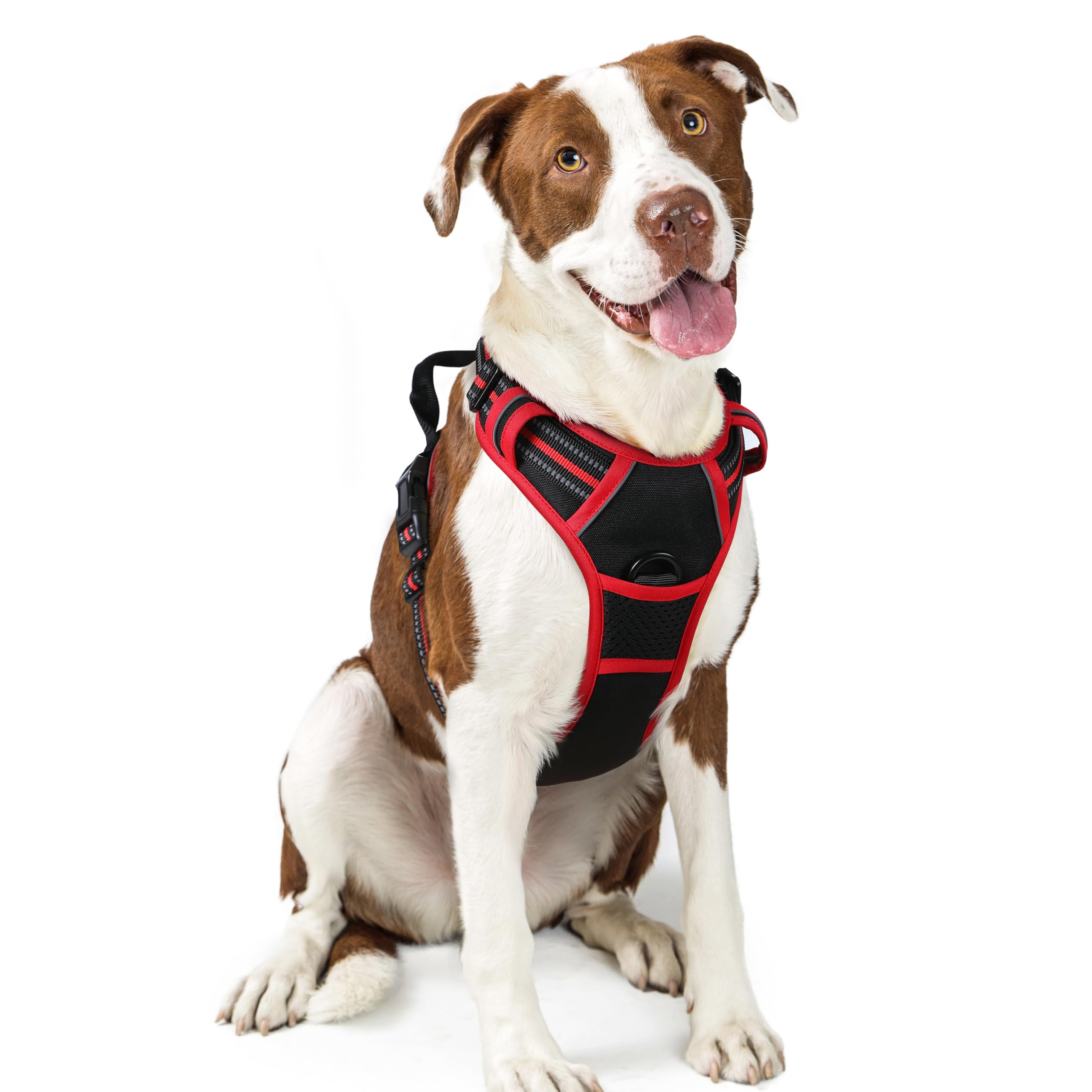 PawGuard No-Pull Reflective Dog Harness - Large Black -  by Handbags Specialist Headquarter | Available at Handbags Specialist Headquarter