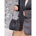 Hollow Bucket Tote Bag -  by Handbags Specialist Headquarter | Available at Handbags Specialist Headquarter