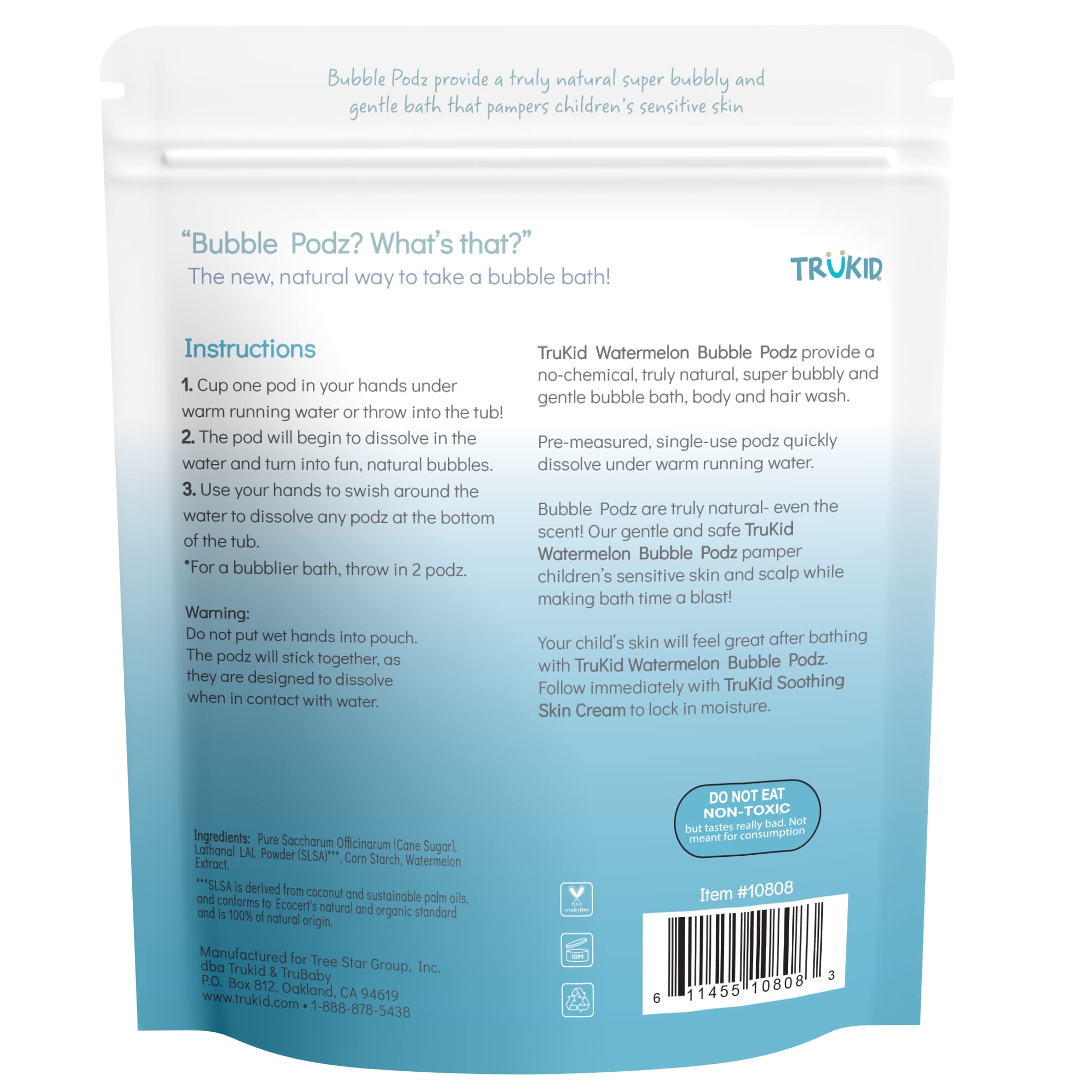 TruKid Bubble Podz: Gentle Lavender Bath Bombs - Baby Products by Handbags Specialist Headquarter | Available at Handbags Specialist Headquarter