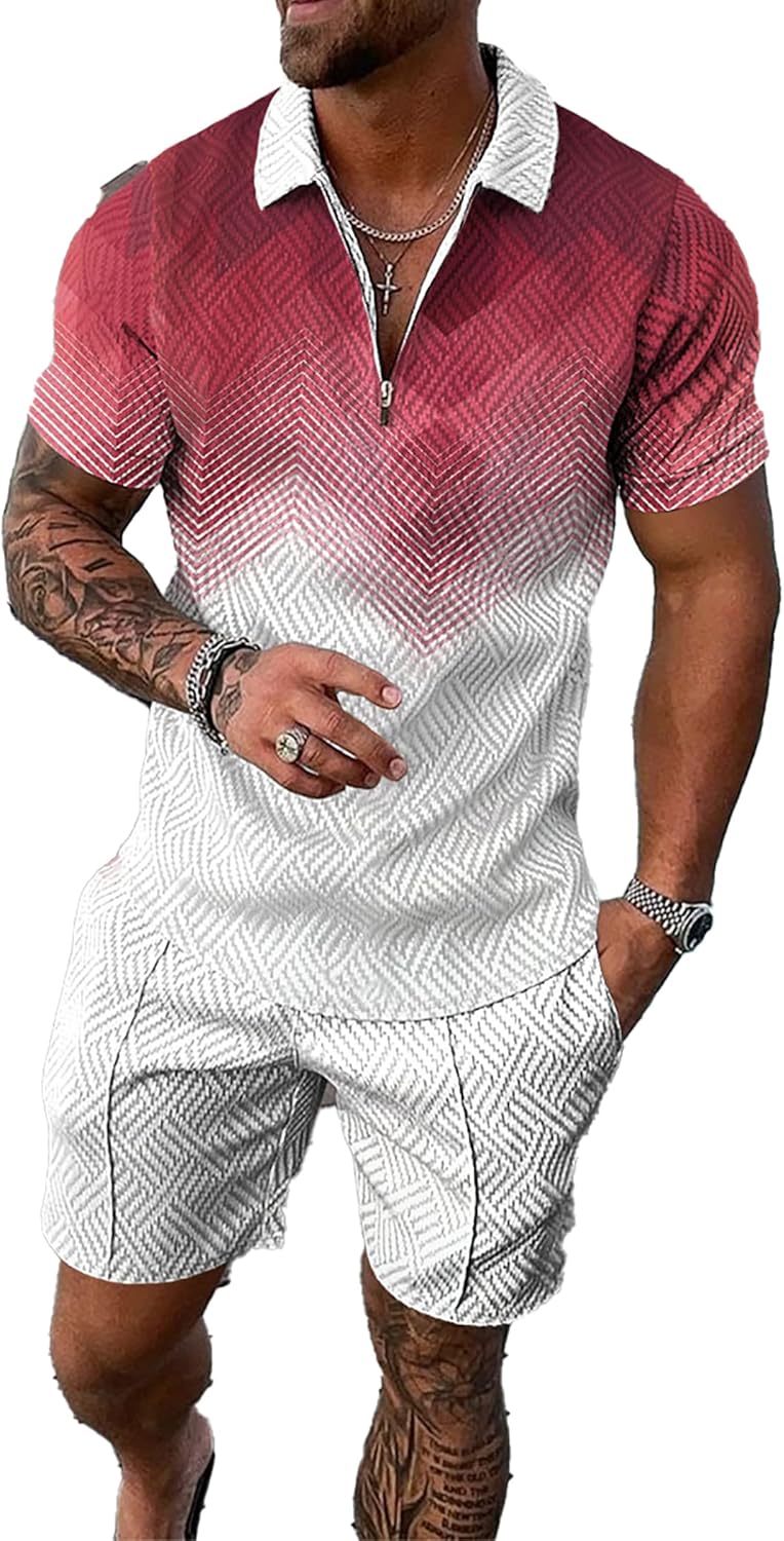 Men's Summer Tracksuit 2-Piece Set