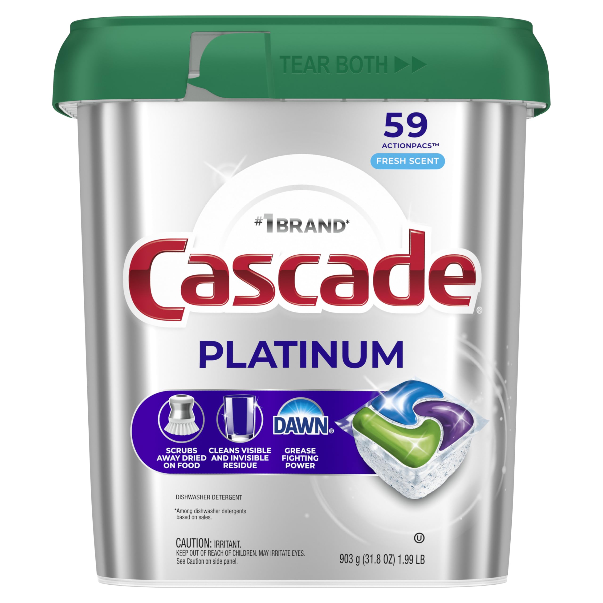 Cascade Platinum Fresh 71ct Dishwasher Pods -  by Handbags Specialist Headquarter | Available at Handbags Specialist Headquarter