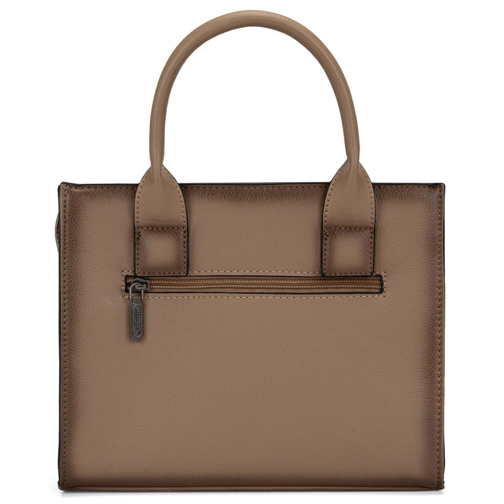 Western Chic Wrangler Tote: Vegan Leather, Versatile Strap