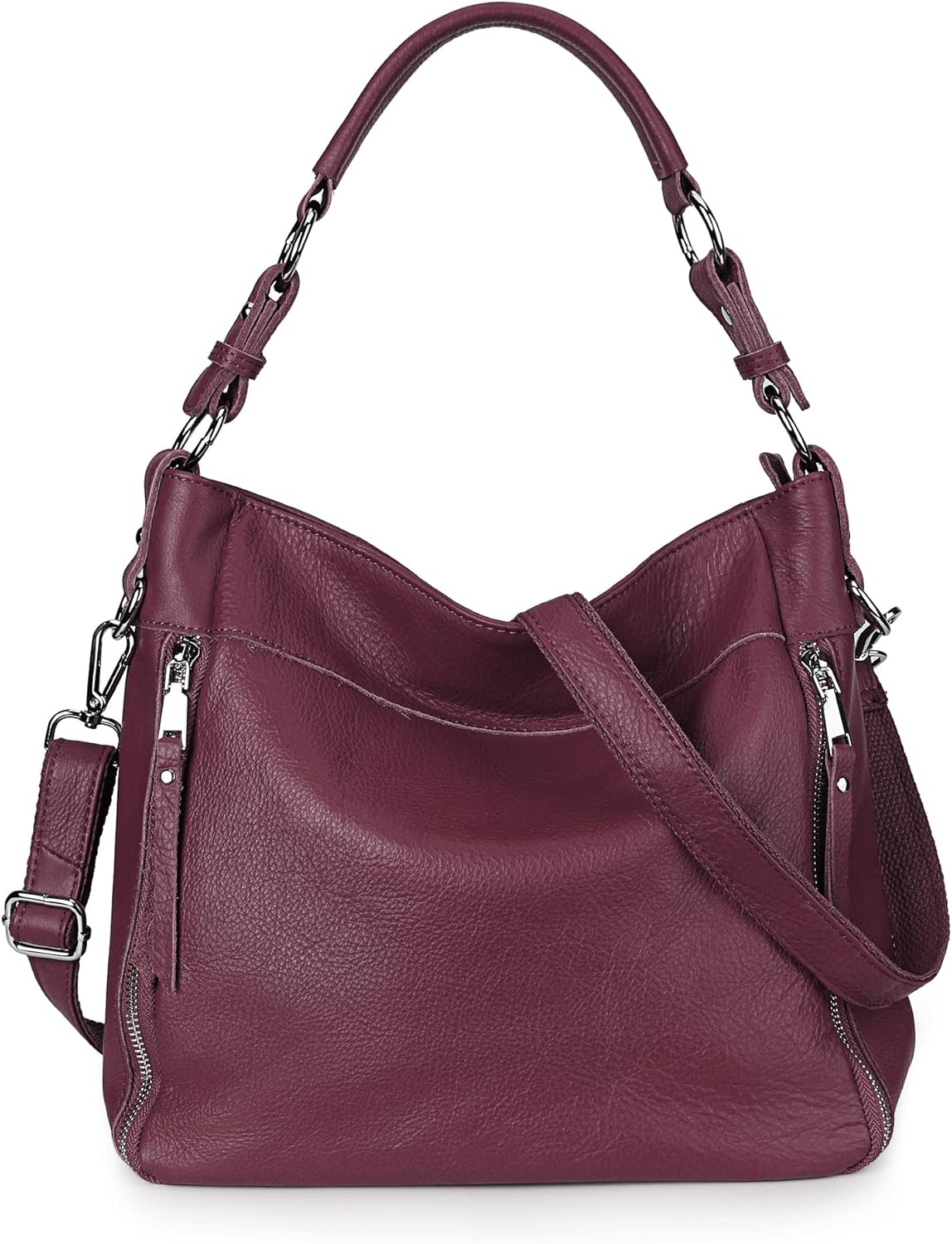 YALUXE Chic Leather Hobo & Crossbody Bags - Shoulder Bags by Handbags Specialist Headquarter | Available at Handbags Specialist Headquarter