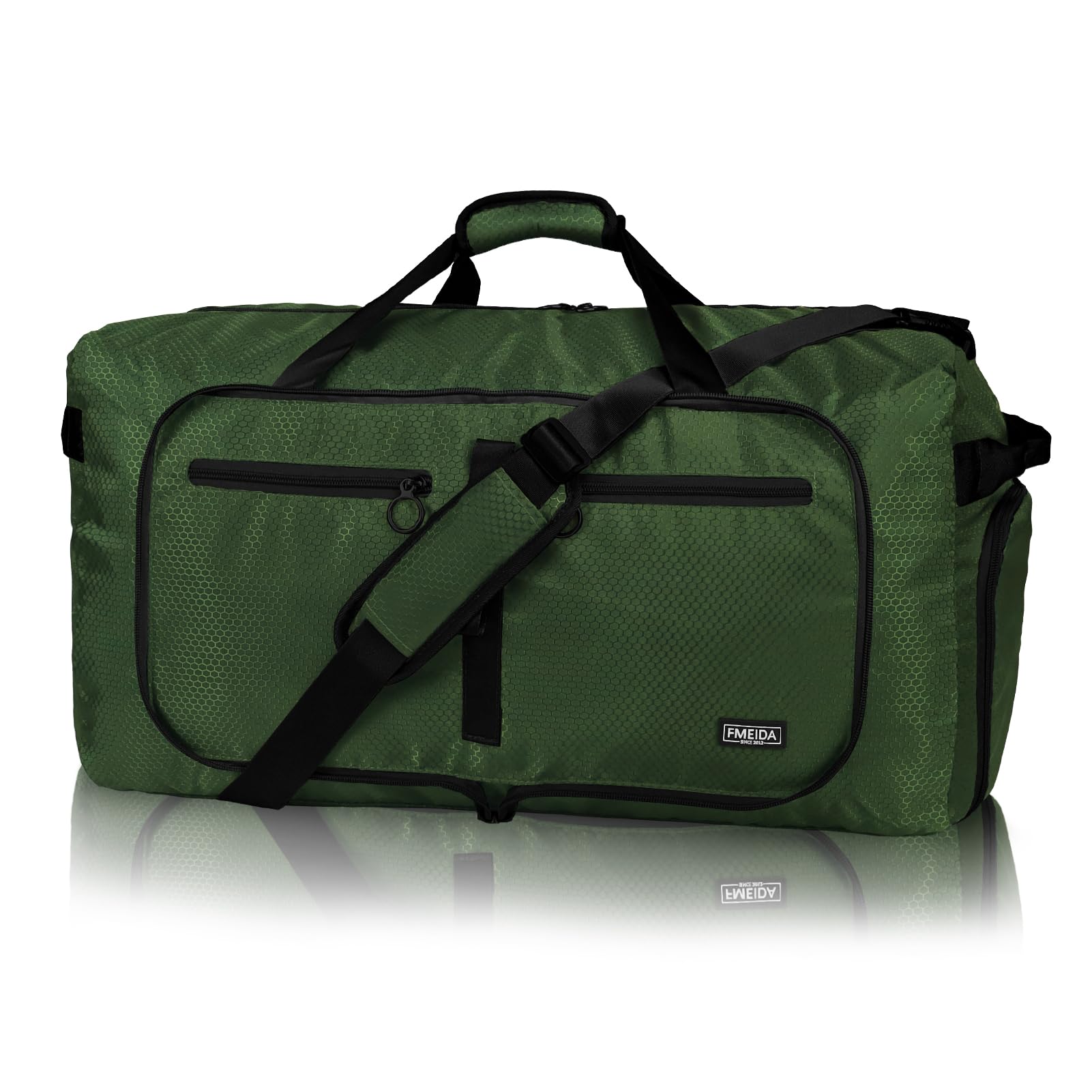 Foldable 65L Duffle Bag with Shoe Compartment