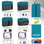 BAGAIL Travel Cubes: 8/9 Set Packing Organizers -  by Handbags Specialist Headquarter | Available at Handbags Specialist Headquarter
