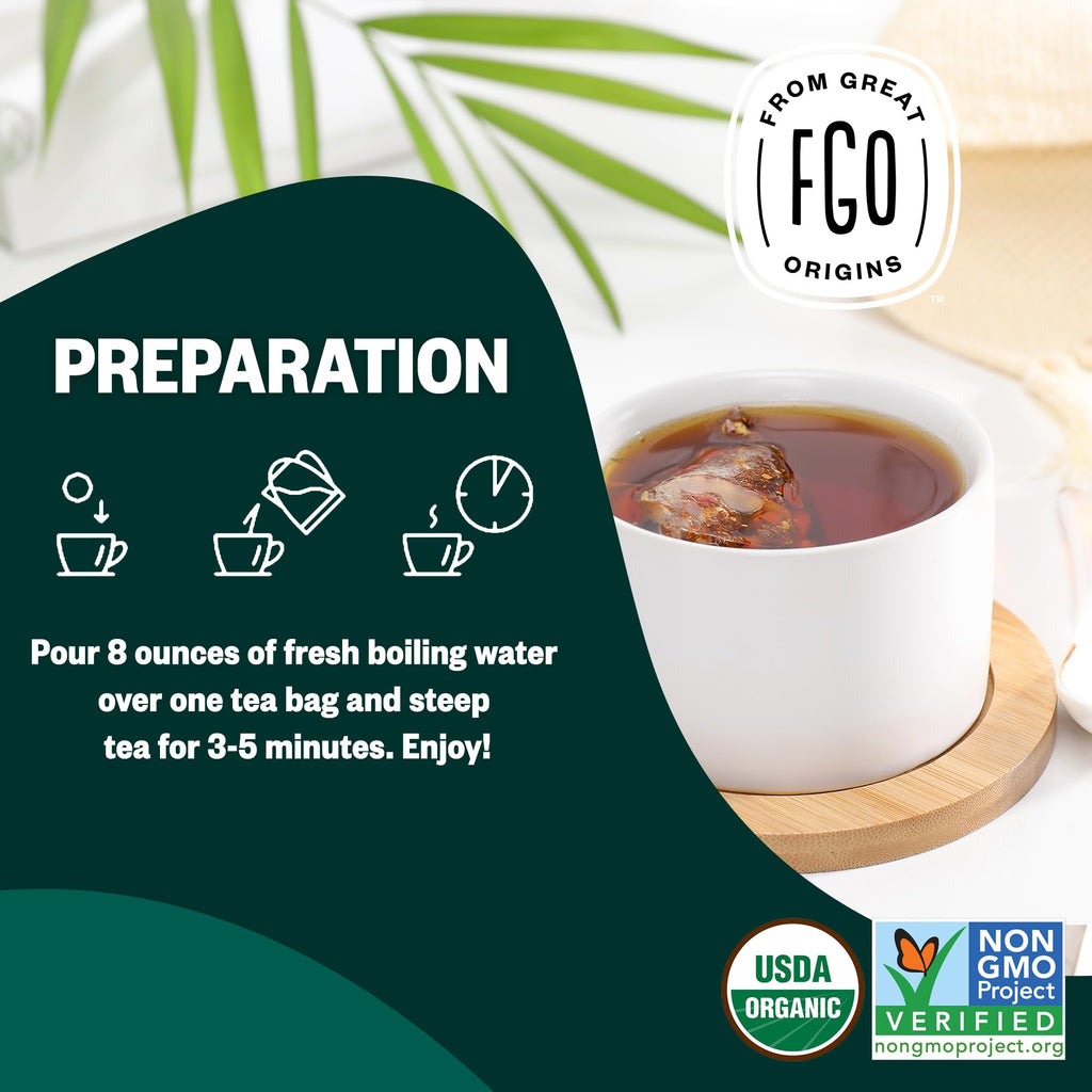 ElderZen Organic Tea - Caffeine-Free Eco Bags -  by Handbags Specialist Headquarter | Available at Handbags Specialist Headquarter