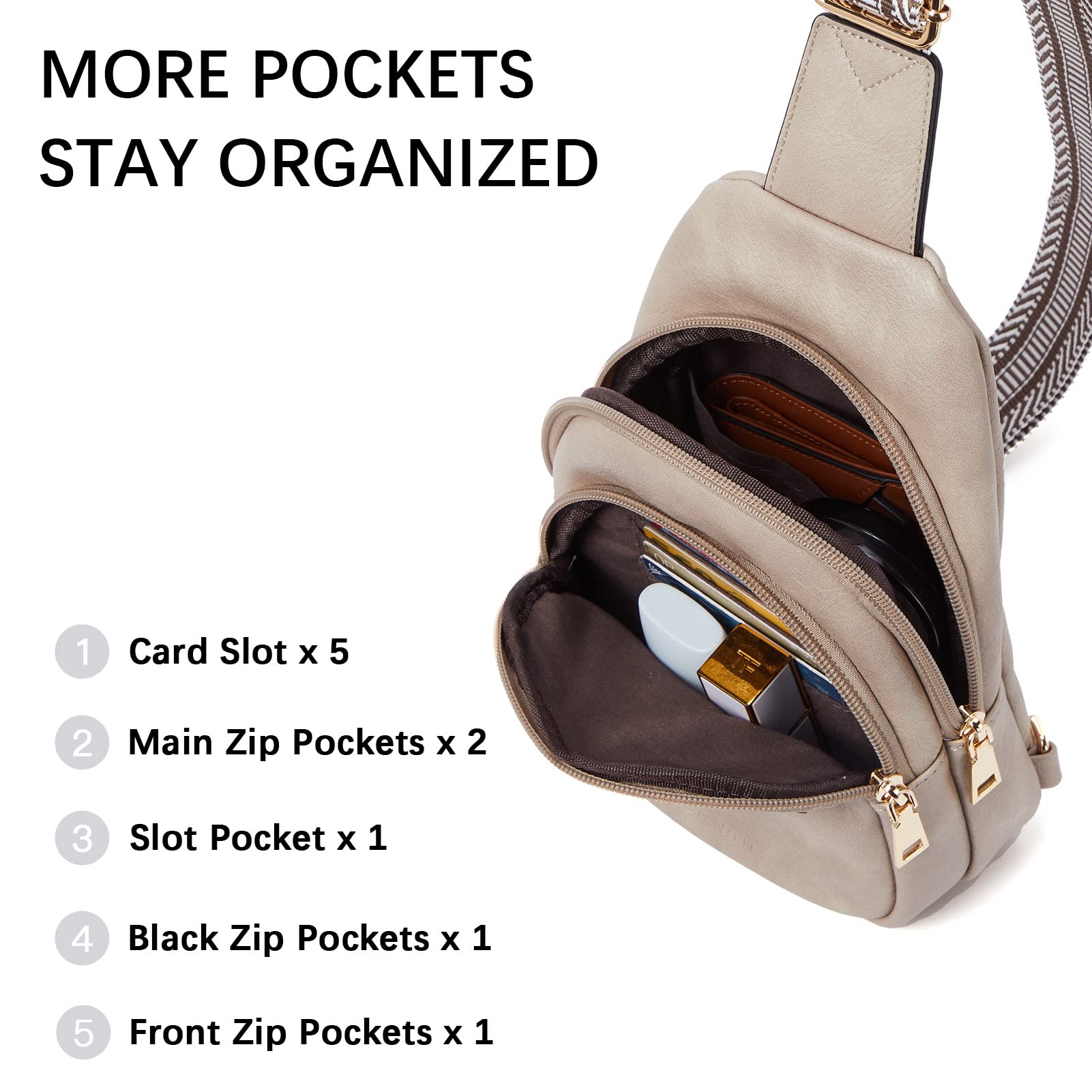 BOSTANTEN Chic Leather Crossbody Sling Bag -  by Handbags Specialist Headquarter | Available at Handbags Specialist Headquarter