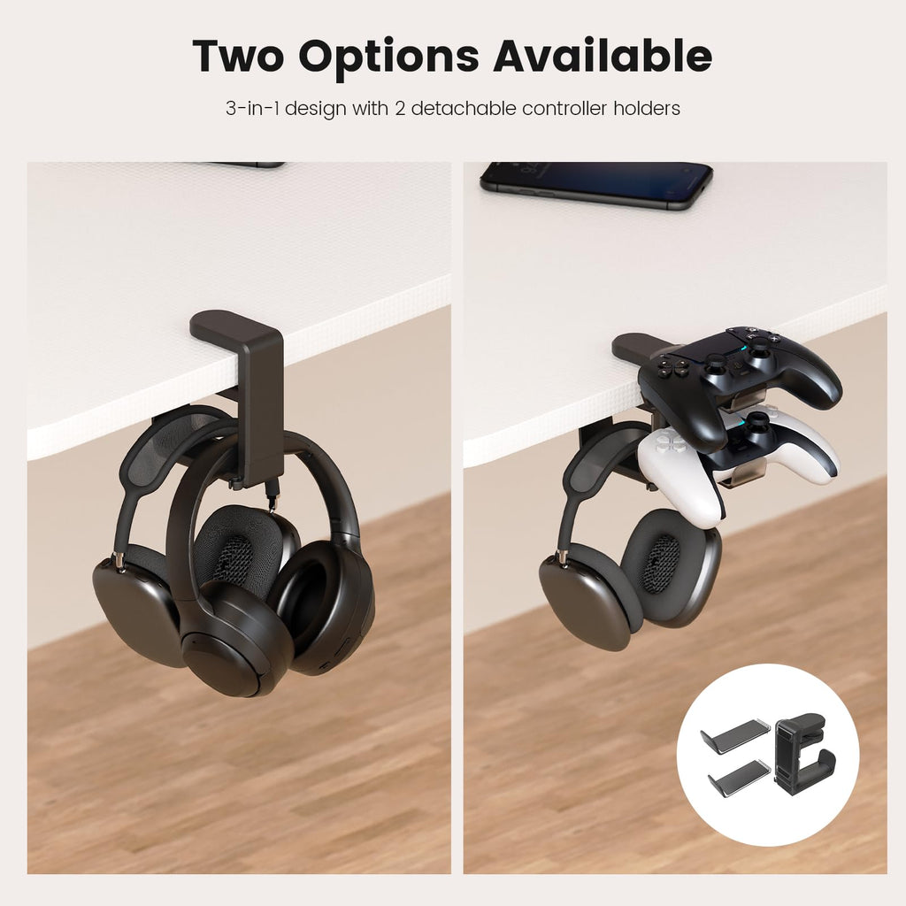 EURPMASK 360° Rotating Headphone Stand & Organizer - Gaming Accessories by Handbags Specialist Headquarter | Available at Handbags Specialist Headquarter
