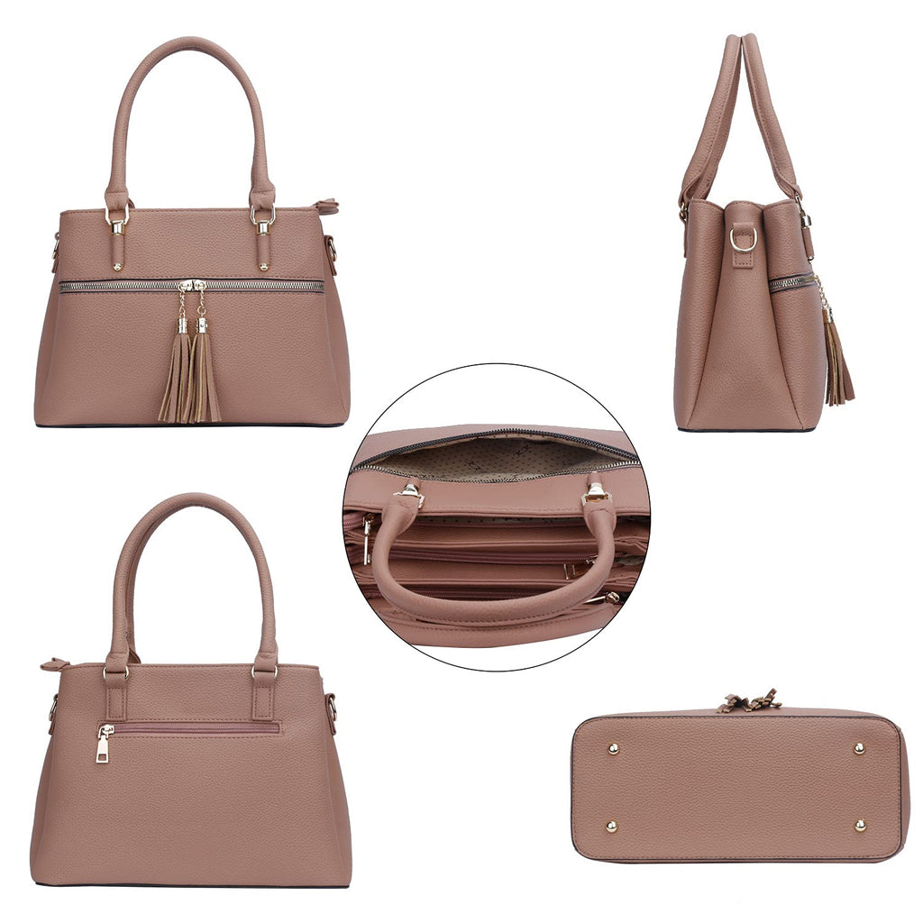 Luxe Leather Satchel & Crossbody Bags -  by Handbags Specialist Headquarter | Available at Handbags Specialist Headquarter