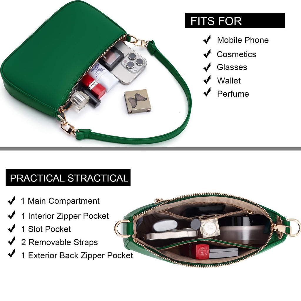 Retro Vegan Leather Shoulder Bag -  by Handbags Specialist Headquarter | Available at Handbags Specialist Headquarter