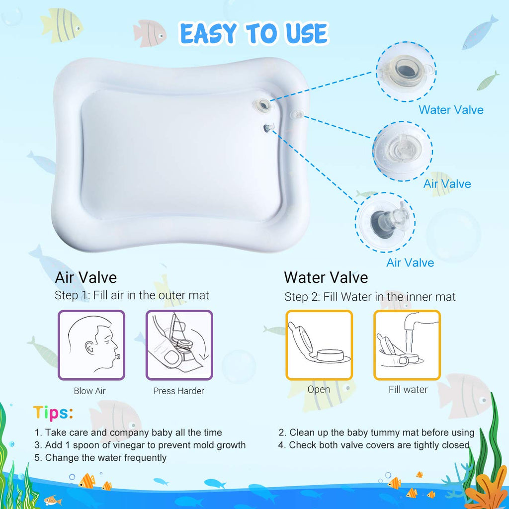 Tummy-Time Water Play Mat - Baby Products by Handbags Specialist Headquarter | Available at Handbags Specialist Headquarter