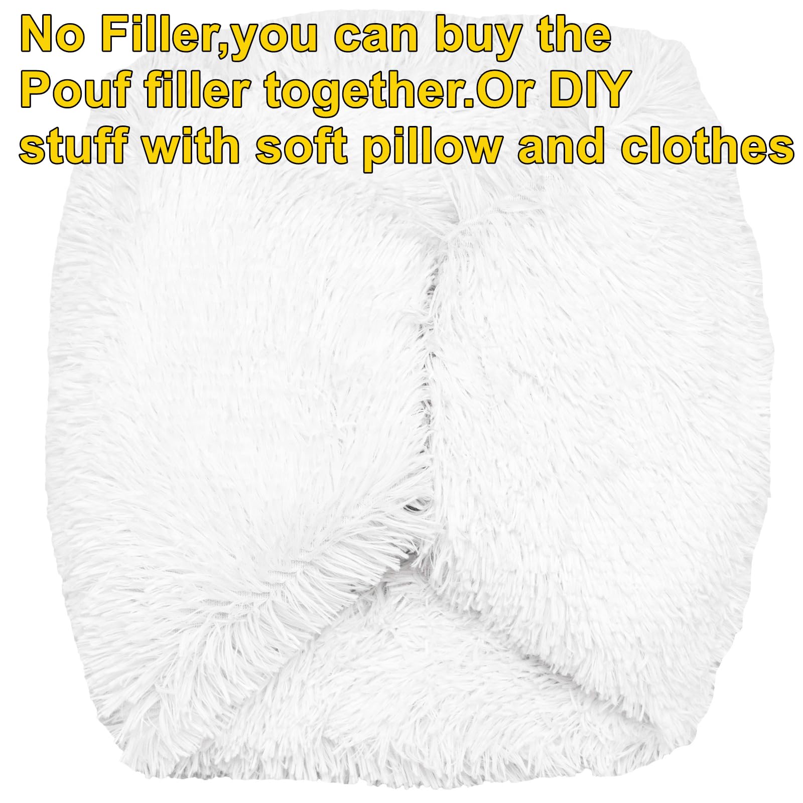 VersaPouf: Unstuffed Ottoman & Foot Rest Cover - Decor by Handbags Specialist Headquarter | Available at Handbags Specialist Headquarter