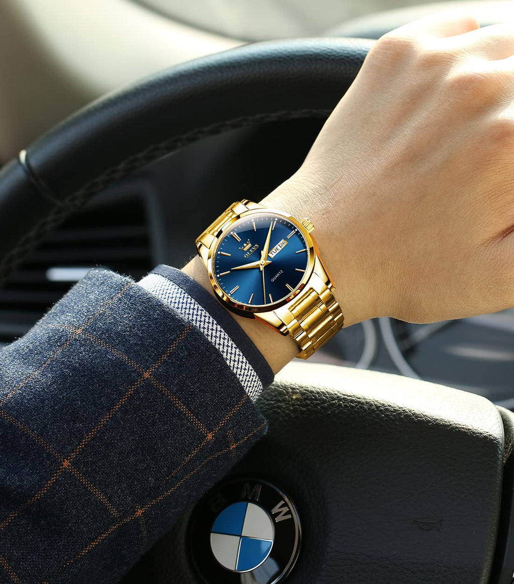 EclipseTime: Luminous Men's Luxury Chrono Watch