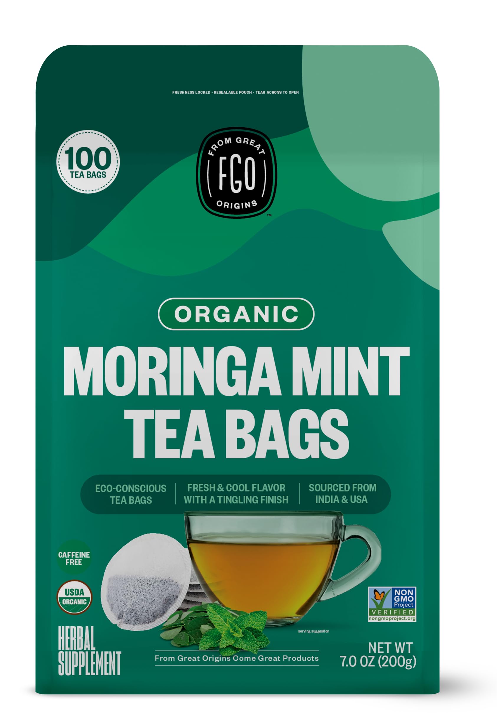 ElderZen Organic Tea - Caffeine-Free Eco Bags -  by Handbags Specialist Headquarter | Available at Handbags Specialist Headquarter