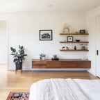 Rustic Farmhouse Shelves (008-40BN) - Decor by Handbags Specialist Headquarter | Available at Handbags Specialist Headquarter