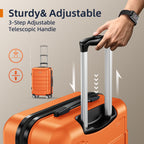 Expandable ShowKoo Suitcase - Durable & TSA Lock - Luggage Travel Bags by Handbags Specialist Headquarter | Available at Handbags Specialist Headquarter