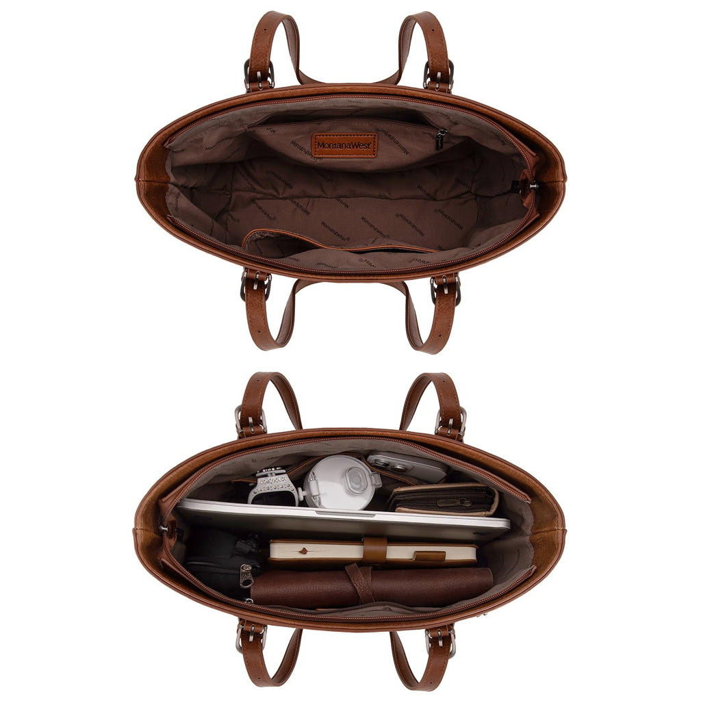 Leopard Luxe: Montana West 3pc Tote & Satchel Set