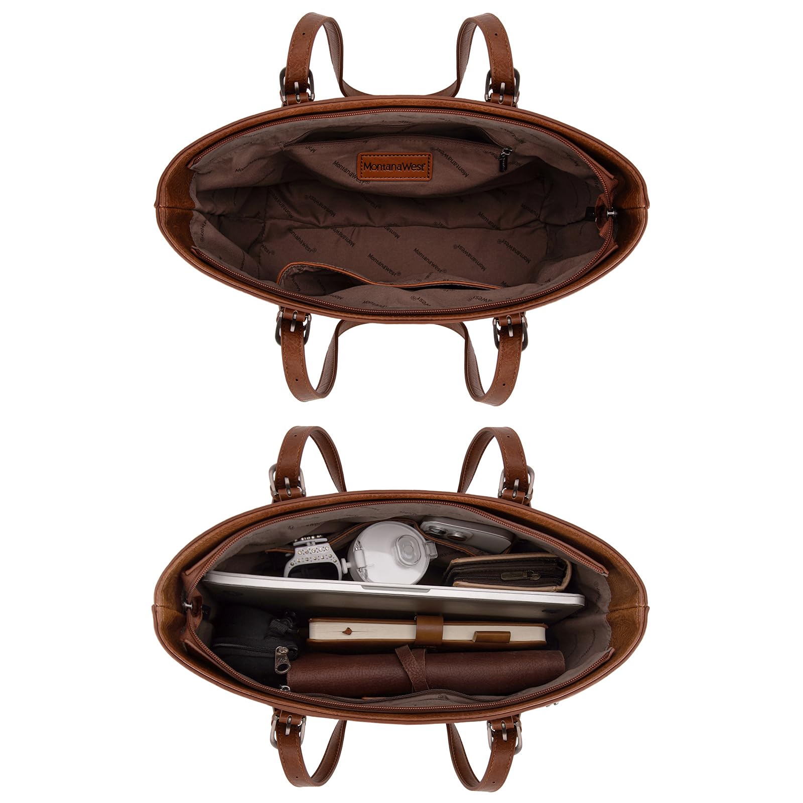 Leopard Luxe: Montana West 3pc Tote & Satchel Set