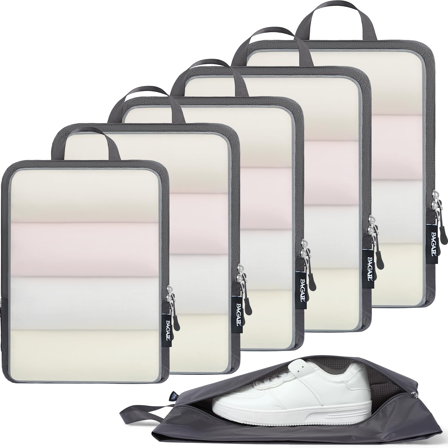 BAGAIL Travel Compression Cubes Set for Packing Ease -  by Handbags Specialist Headquarter | Available at Handbags Specialist Headquarter