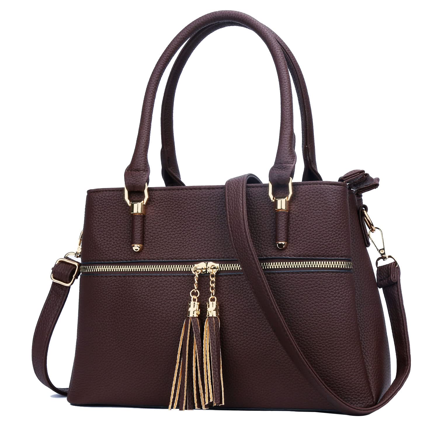 Luxe Leather Satchel & Crossbody Bags -  by Handbags Specialist Headquarter | Available at Handbags Specialist Headquarter
