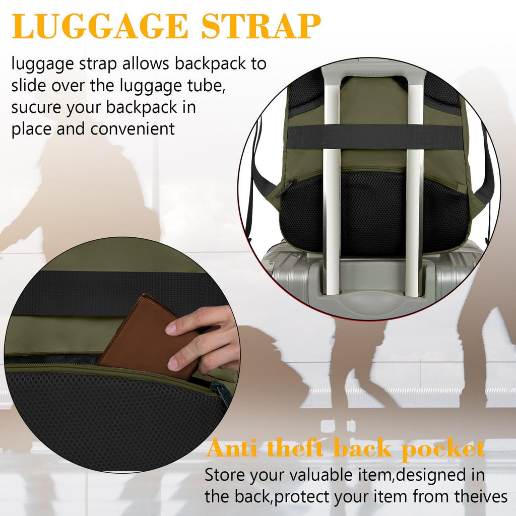 MATEIN SleekGuard Laptop Backpack with USB Port - Backpack Bags by Handbags Specialist Headquarter | Available at Handbags Specialist Headquarter