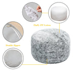 VersaPouf: Unstuffed Ottoman & Foot Rest Cover - Decor by Handbags Specialist Headquarter | Available at Handbags Specialist Headquarter