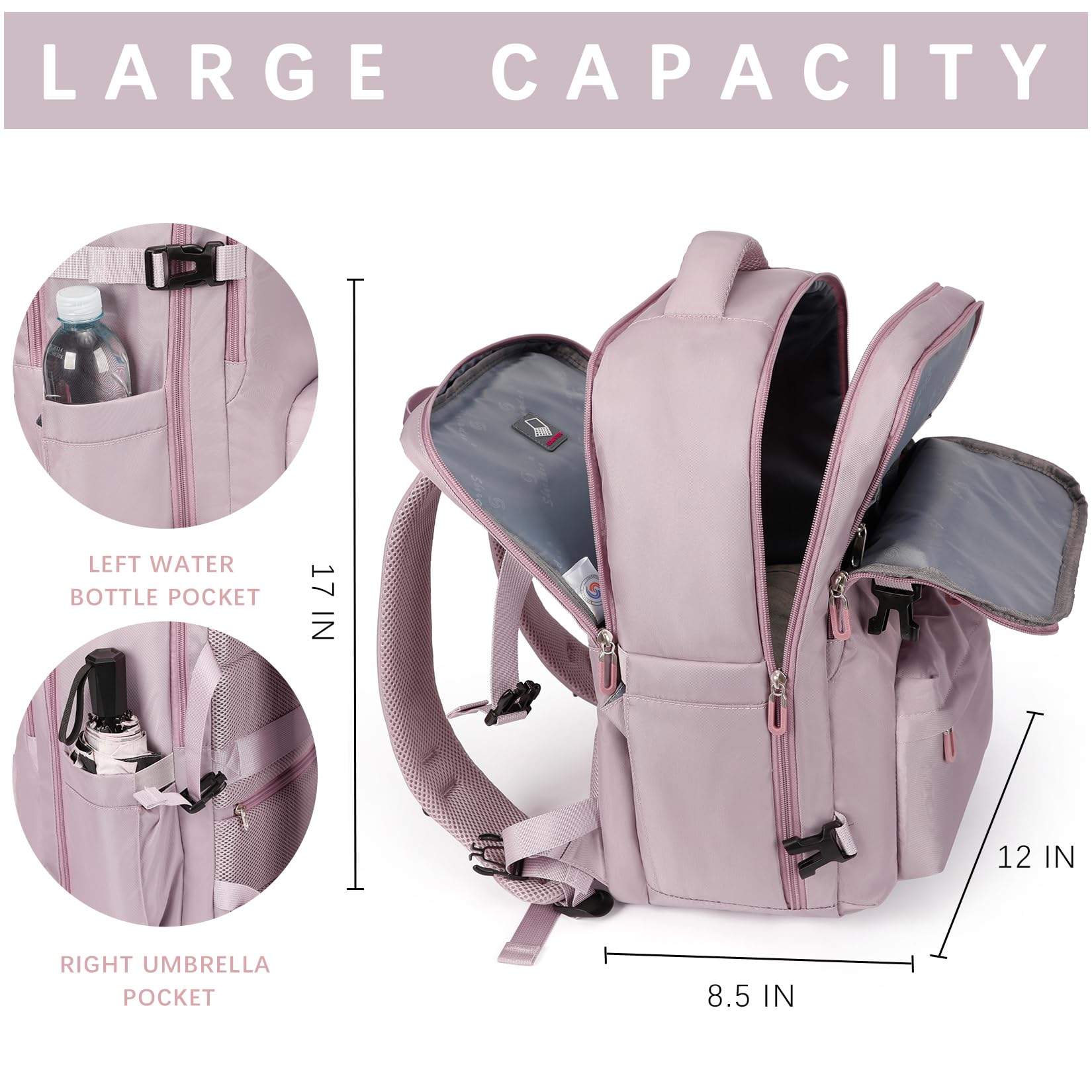SHRRADOO Travel Backpack - Backpack Bags by Handbags Specialist Headquarter | Available at Handbags Specialist Headquarter