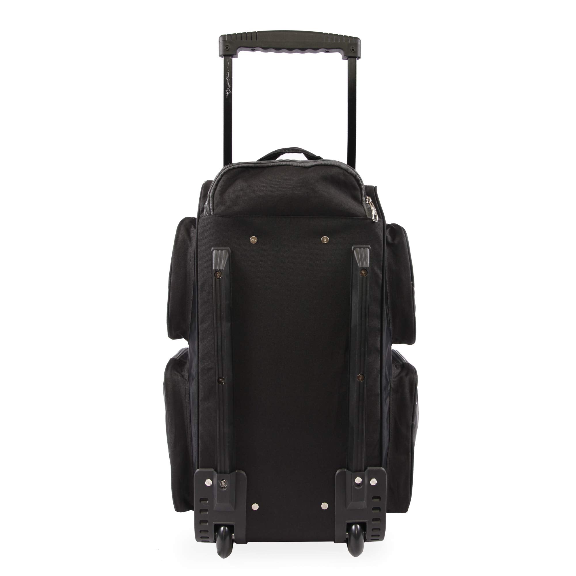 Fila 22 UltraLite Black Rolling Duffel Bag -  by Handbags Specialist Headquarter | Available at Handbags Specialist Headquarter