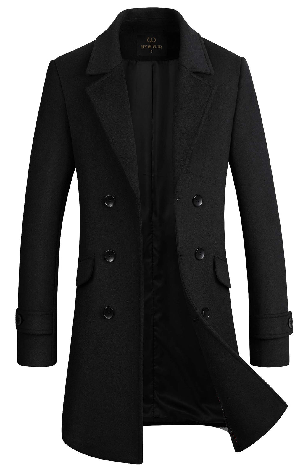 Men's Premium Wool Blend Double Breasted Coat