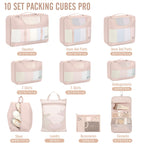 Veken Travel Cubes - 8 Piece Set - Luggage Travel Bags by Handbags Specialist Headquarter | Available at Handbags Specialist Headquarter