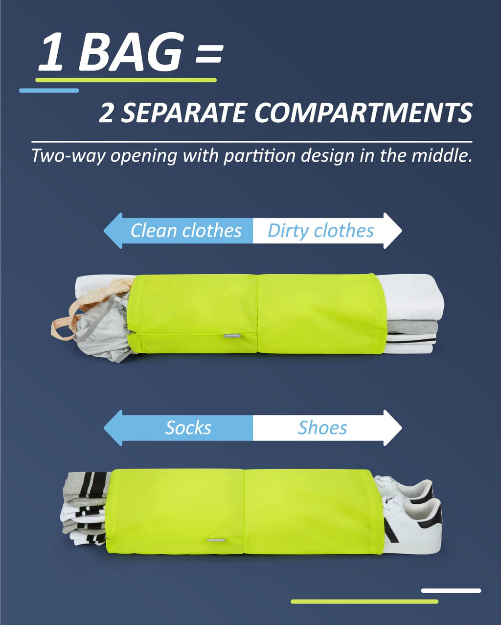 PackPro 6 Set Compression Cubes for Travel - Luggage Travel Bags by Handbags Specialist Headquarter | Available at Handbags Specialist Headquarter